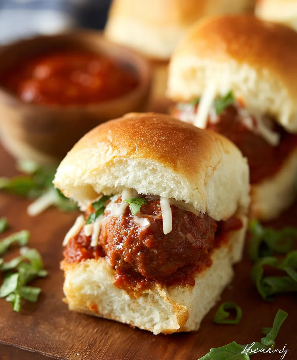 Easy Beef Meatball Sliders- Delicious Appetizer