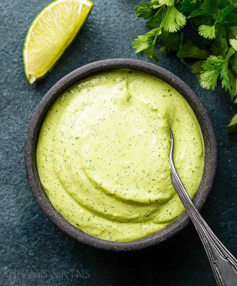 Zesty Cilantro Lime Sauce – Easy & Delicious