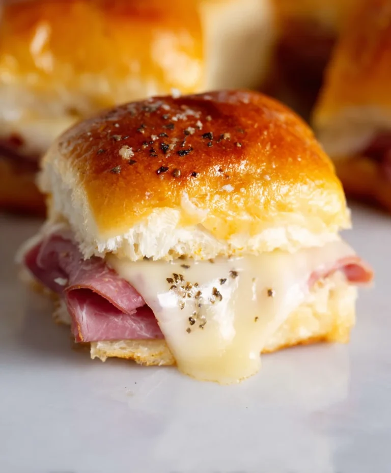 Beef Beef Ham Cheese Sliders – Easy Party Appetizer