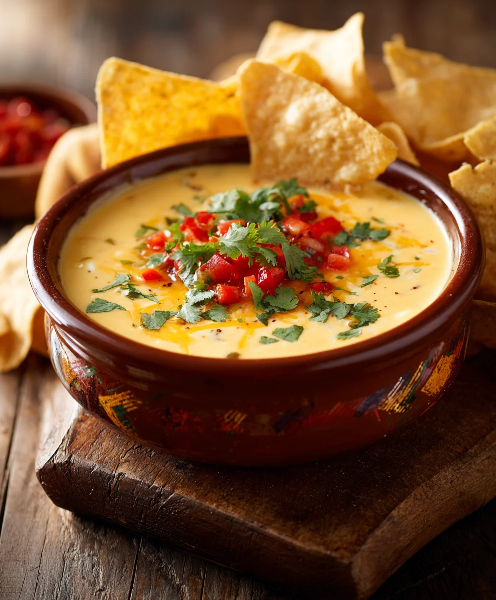 Easy Cowboy Queso- Best Beef Dip Recipe