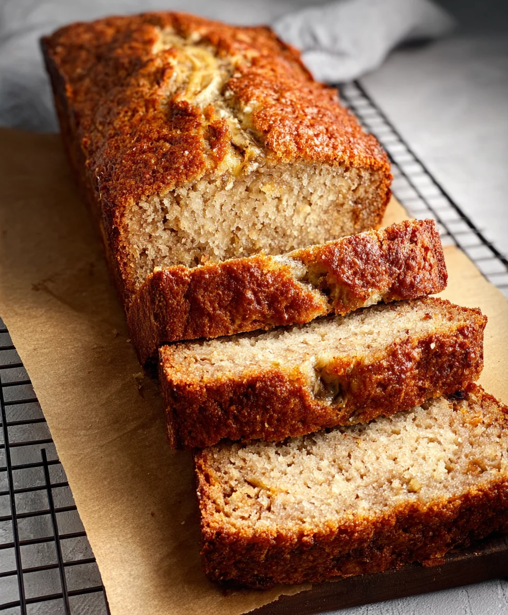 Healthy Cottage Cheese Banana Bread Recipe