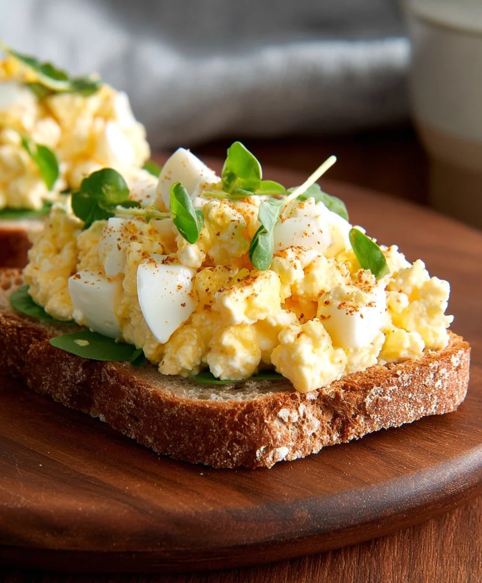 Egg Salad with Cottage Cheese No Mayo Recipe