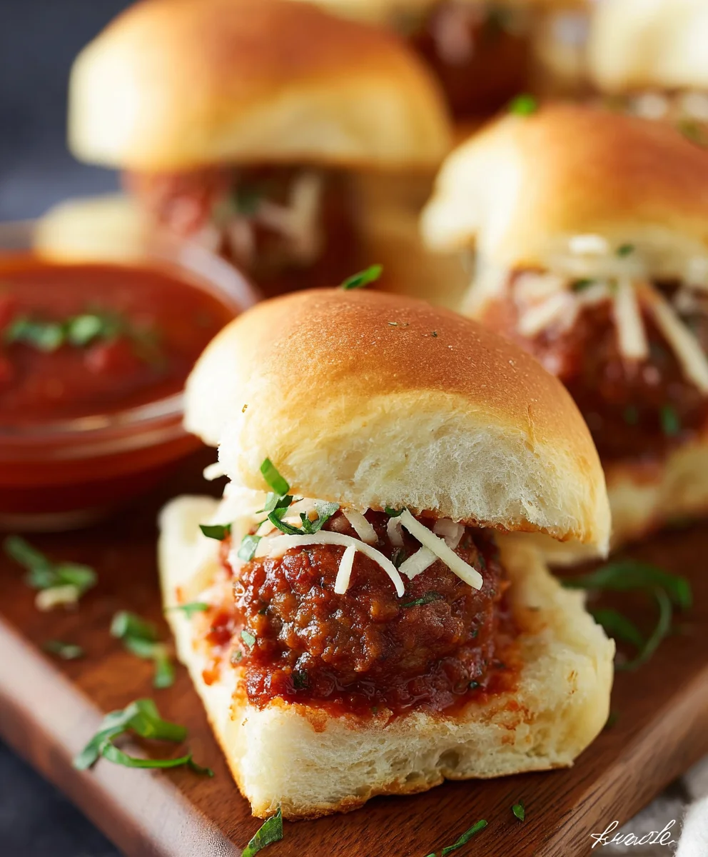 Easy Beef Meatball Sliders- Delicious Appetizer
