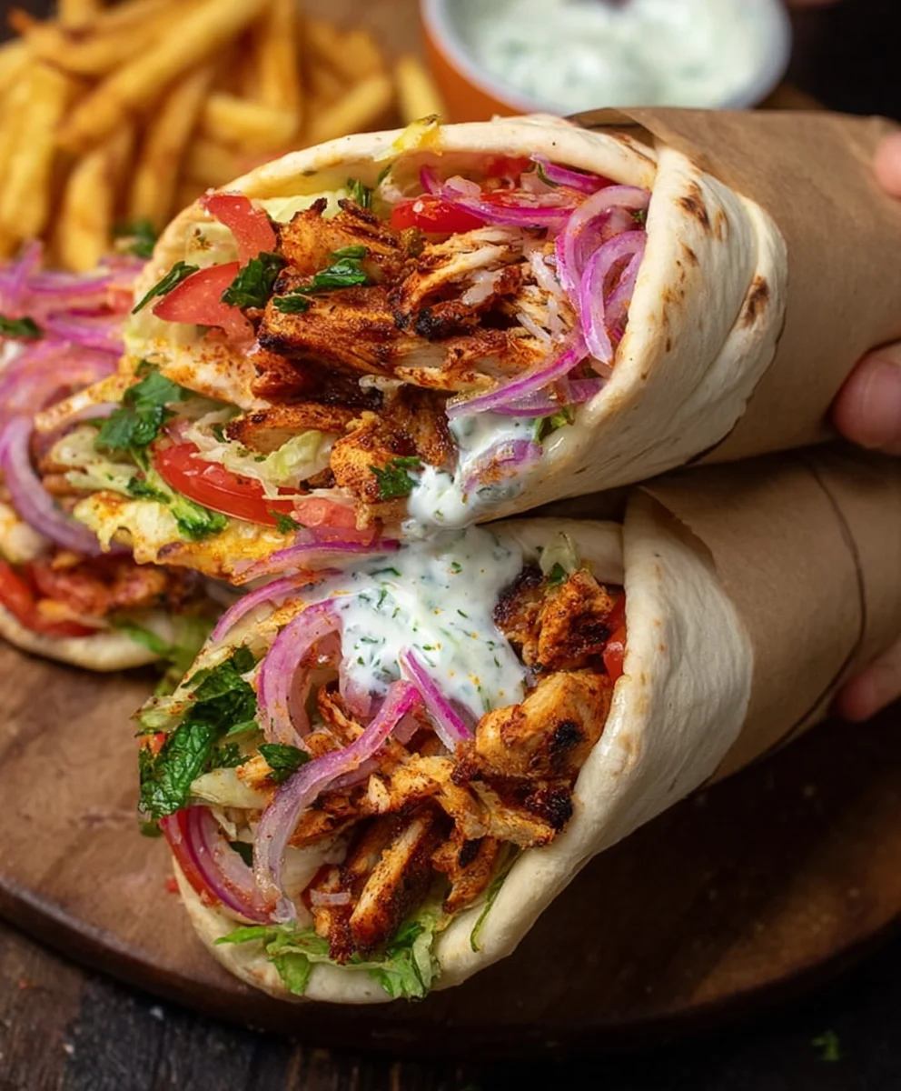 Easy Chicken Shawarma Wrap Recipe - Flavorful Meal