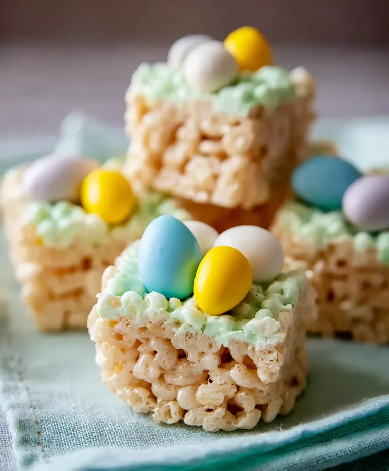 Easter Rice Krispie Treats- Easy Spring Dessert Recipe