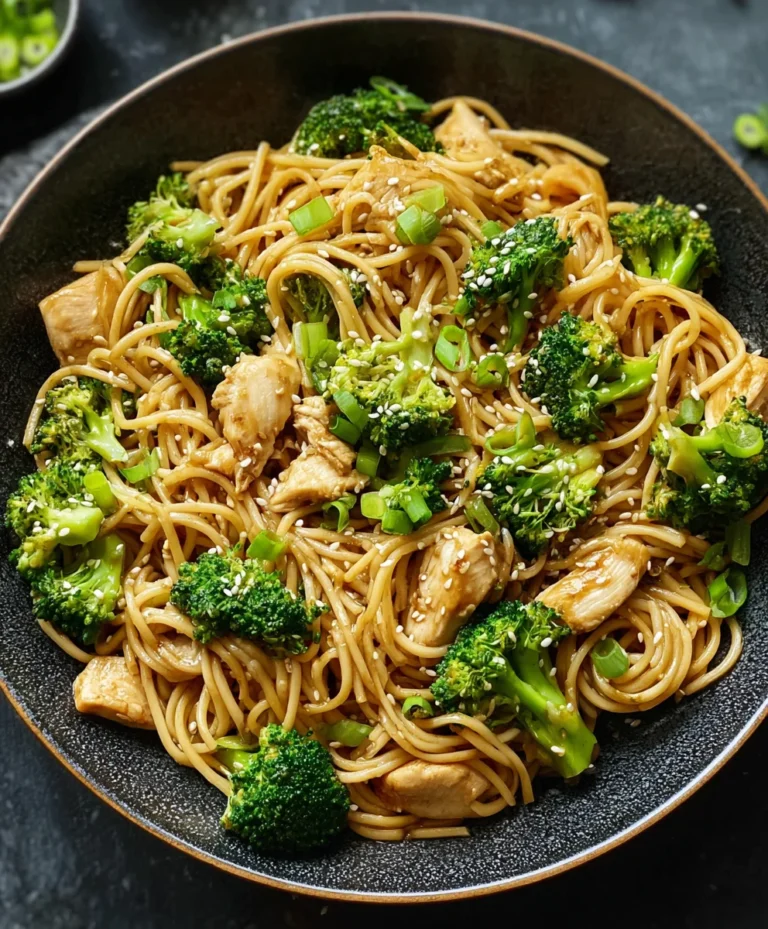 Healthy Sesame Noodles Chicken Broccoli – Quick Easy Recipe