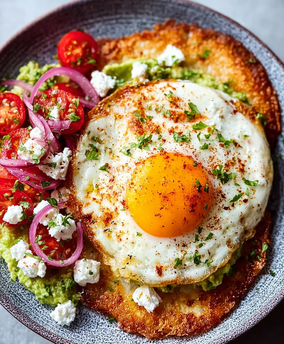 Crispy Feta Fried Eggs Recipe- Quick & Easy Brunch