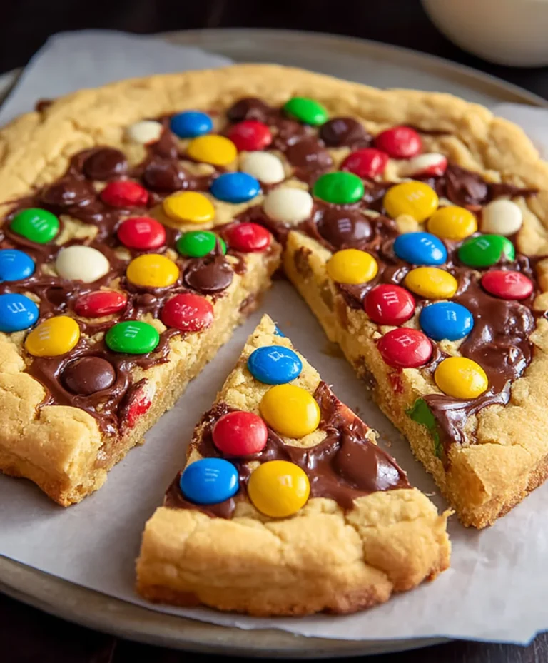 M&M Cookie Pizza Recipe – Easy Dessert Fun