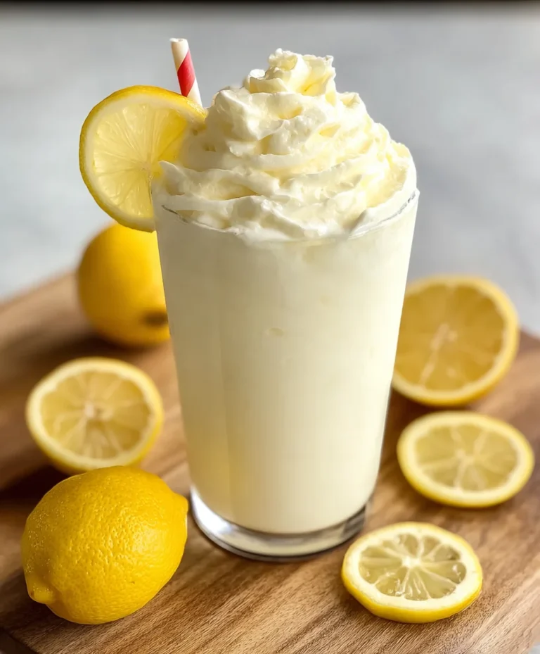 Chick-Fil-A Frosted Lemonade – Refreshing Copycat Recipe