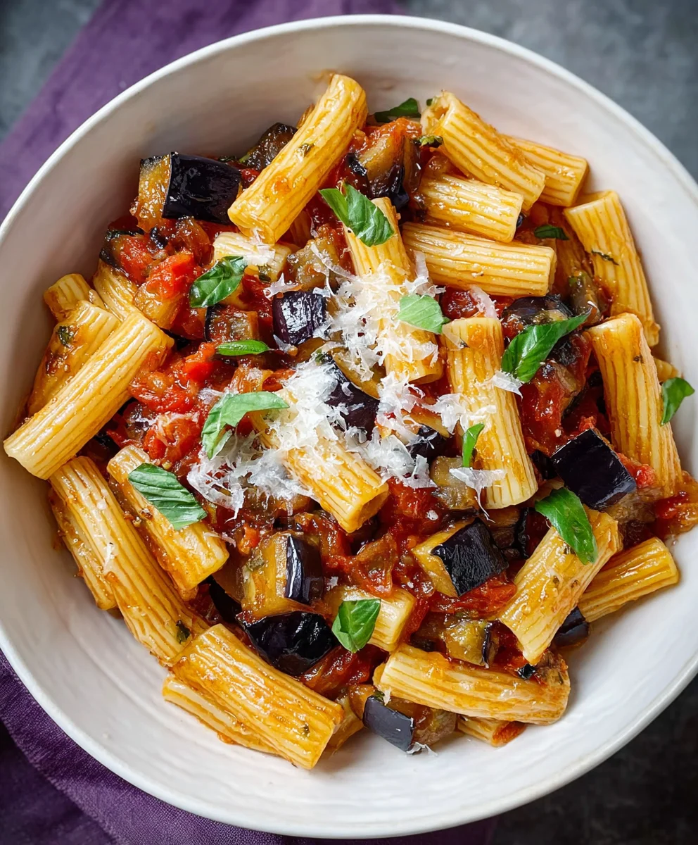 Authentic Pasta alla Norma Recipe - Sicilian Eggplant Dish