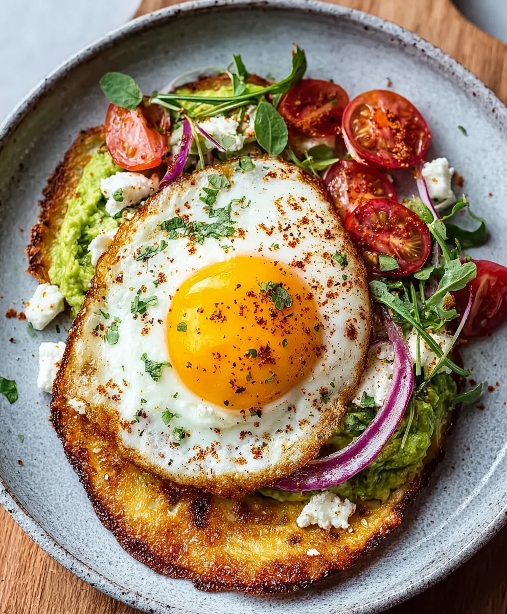 Crispy Feta Fried Eggs Recipe- Quick & Easy Brunch