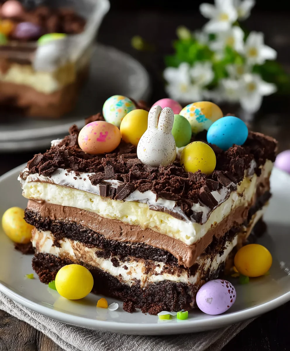 Decadent Easter Chocolate Lasagna Recipe - Easy Dessert