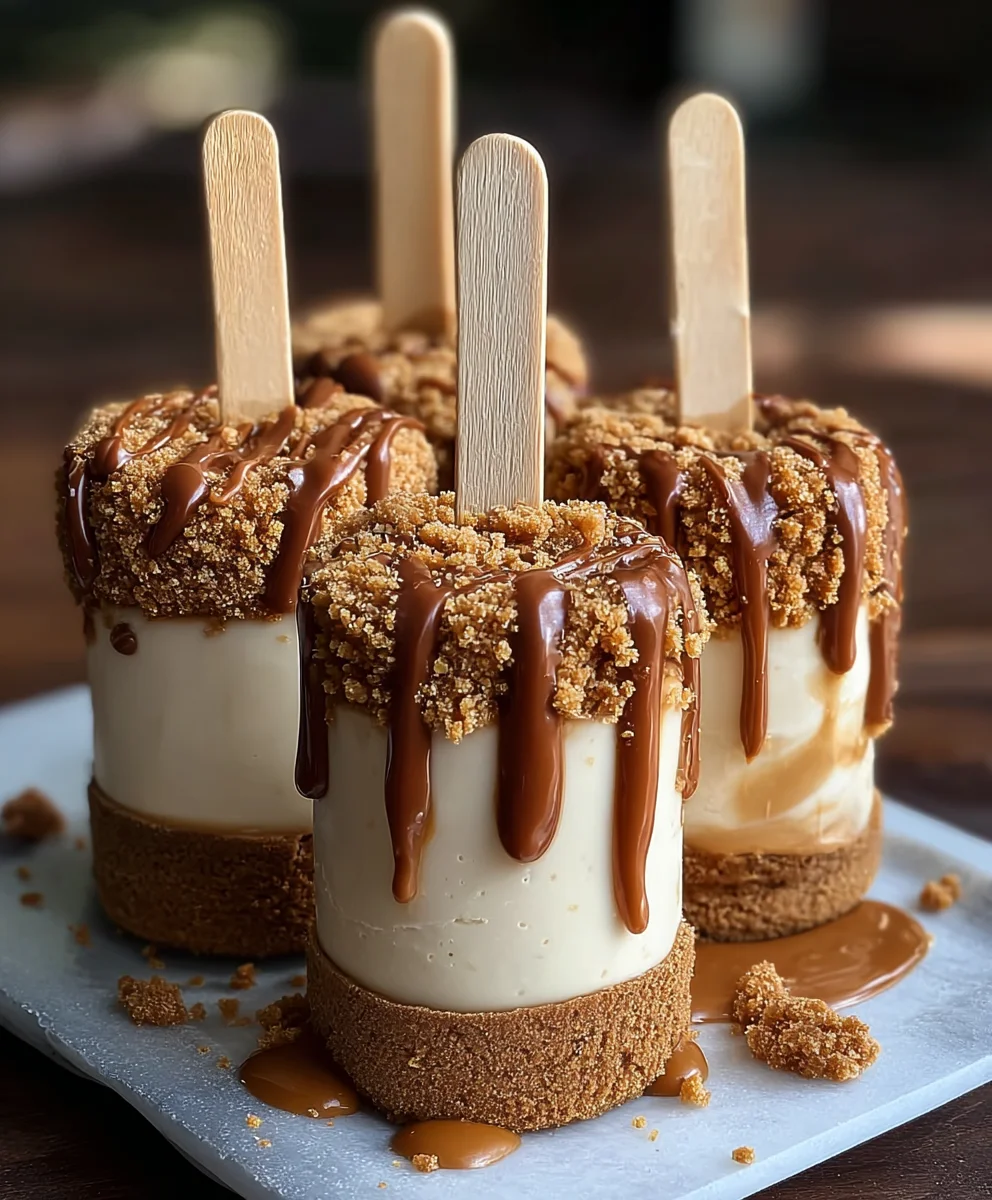 Biscoff Cookie Butter Cheesecake Pops-Decadent Treat