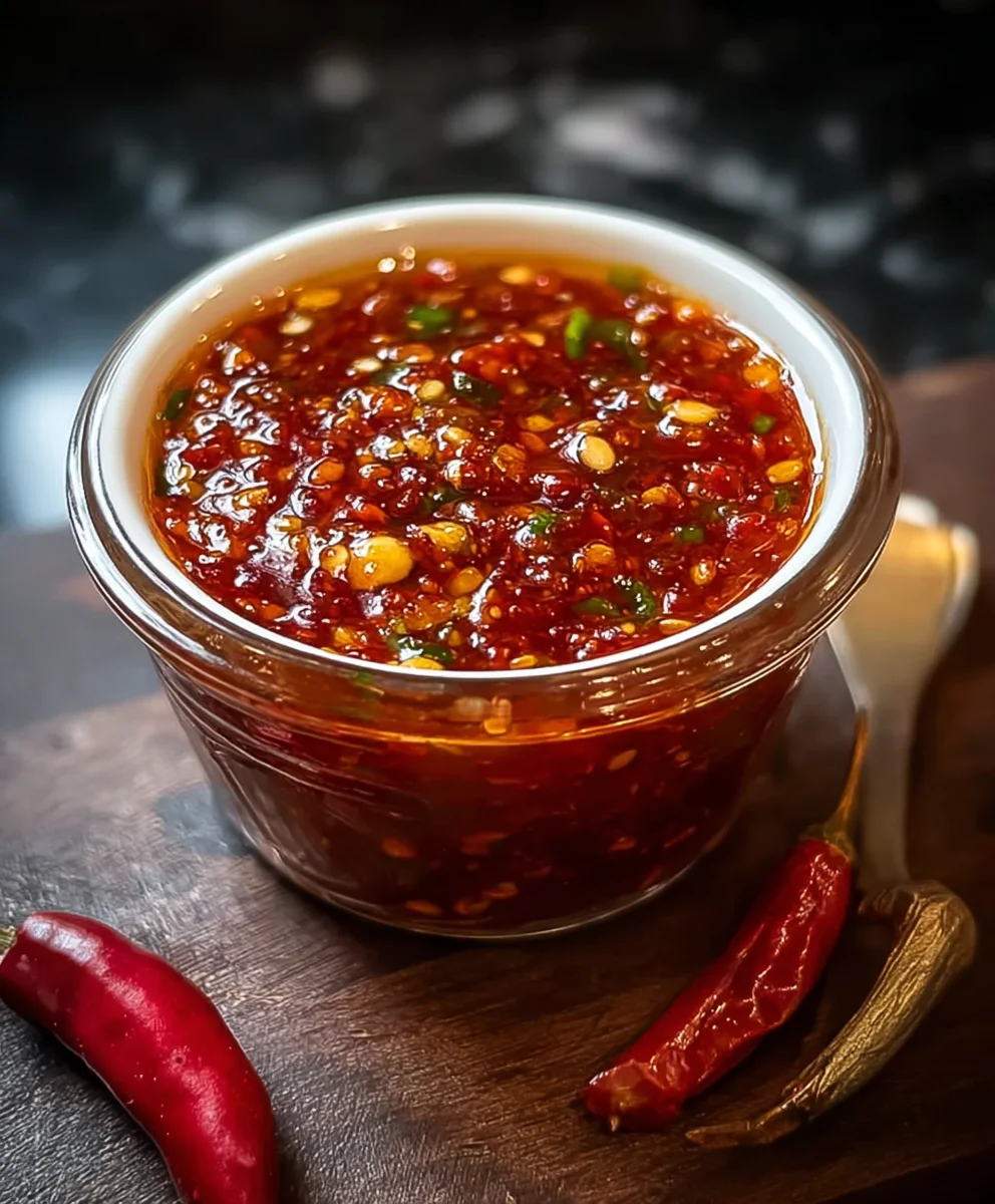 Homemade Chili Garlic Sauce - Spicy & Flavorful