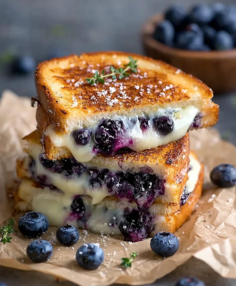 Crispy Blueberry Grilled Cheese Recipe – Sweet & Savory Delight