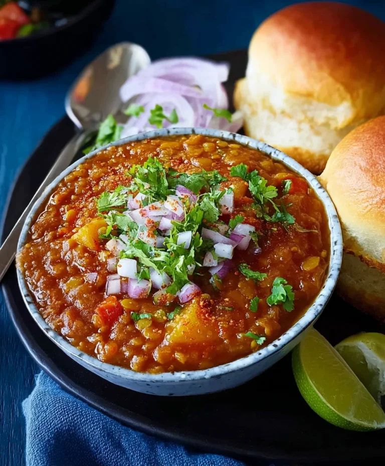 Spicy Pav Bhaji Recipe-Authentic Indian Street Food