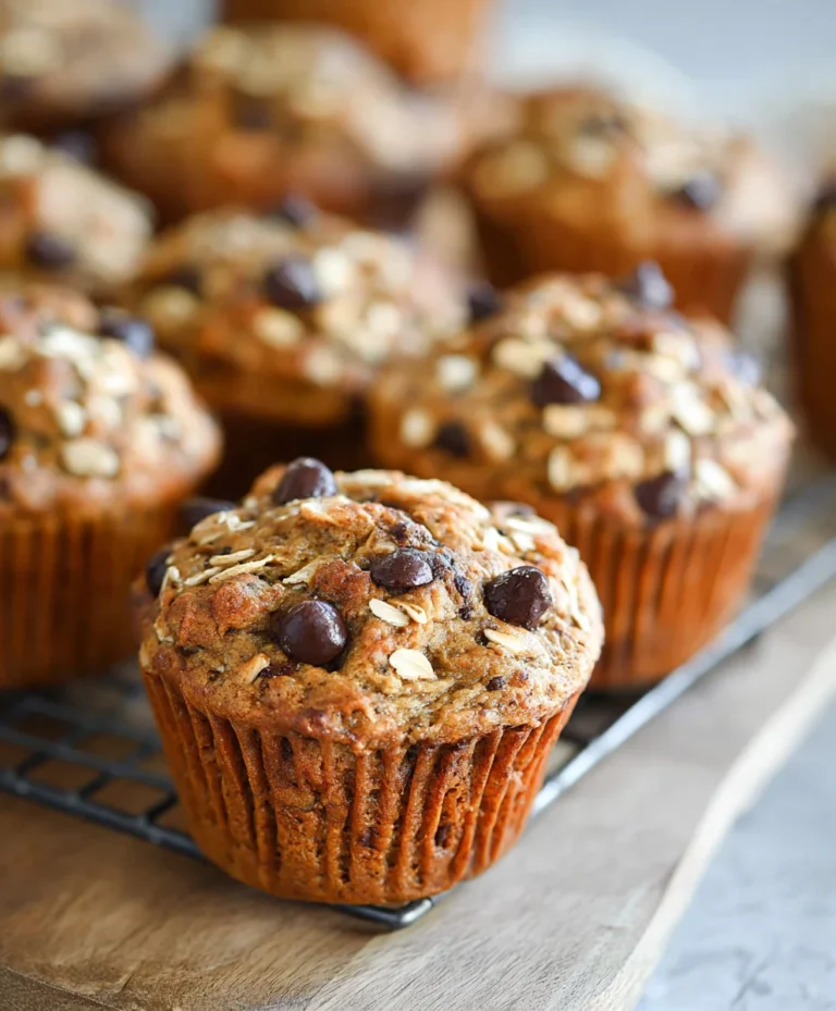 Healthy Banana Oatmeal Muffins-Easy Baked Treat