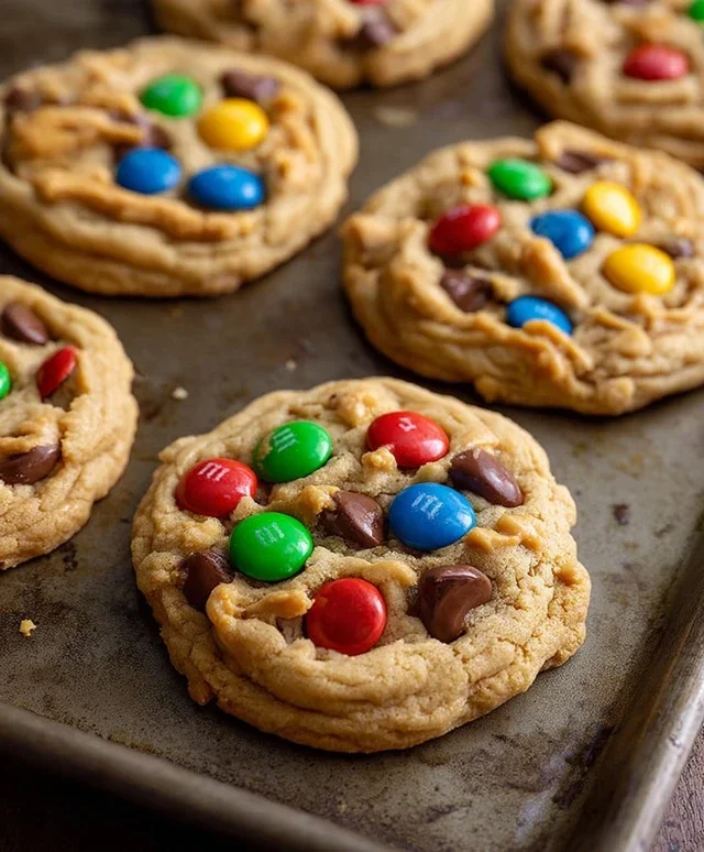 Peanut Butter M&M Cookies