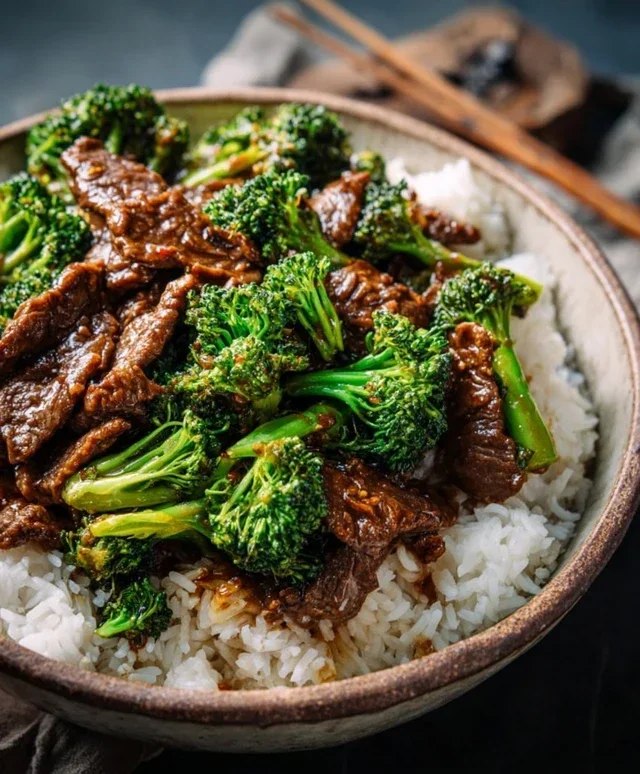 Chinese Beef and Broccoli (牛肉炒西兰花)