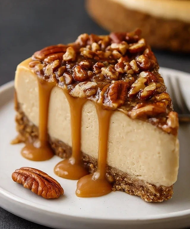 Pecan Caramel Cheesecake