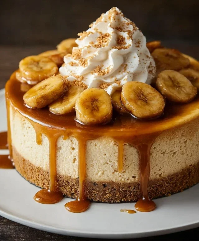 Bananas Foster Cheesecake