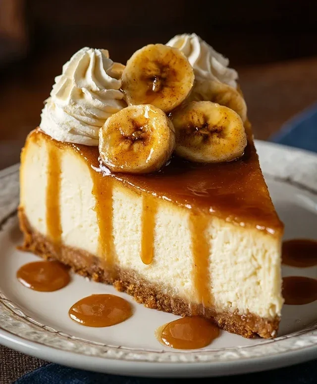 Bananas Foster Cheesecake