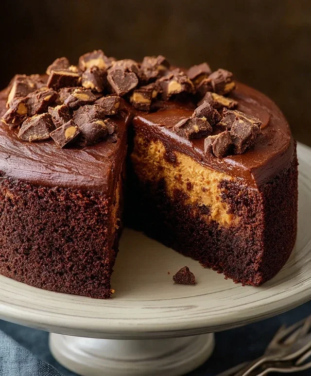 Chocolate Peanut Butter Cake