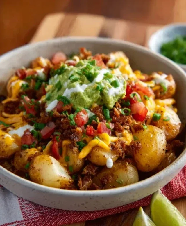 Loaded Potato Taco Bowl