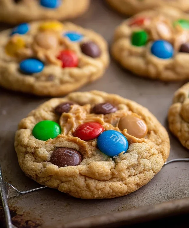 Peanut Butter M&M Cookies