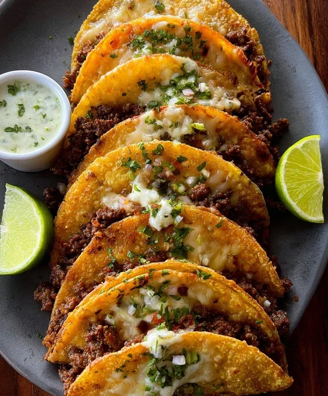 Crispy Ground Beef Tacos
