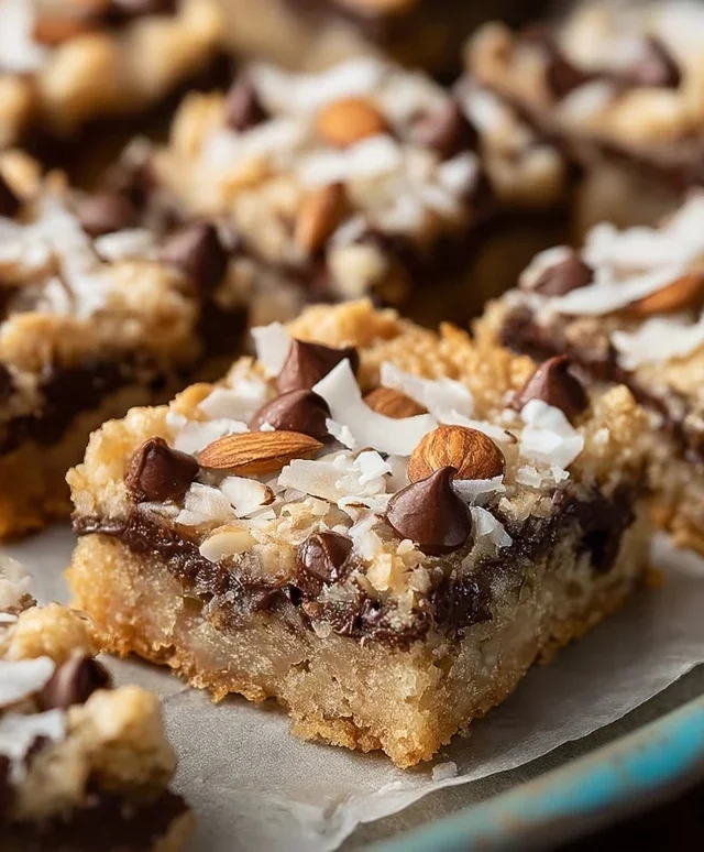 Almond Joy Cookie Bars