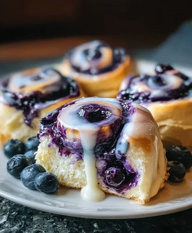 Blueberry Cheesecake Rolls