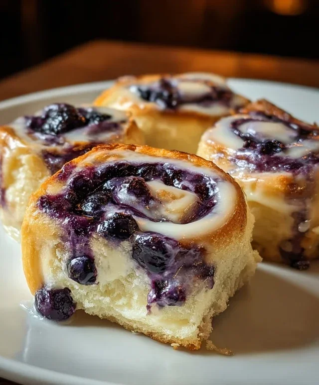 Blueberry Cheesecake Rolls