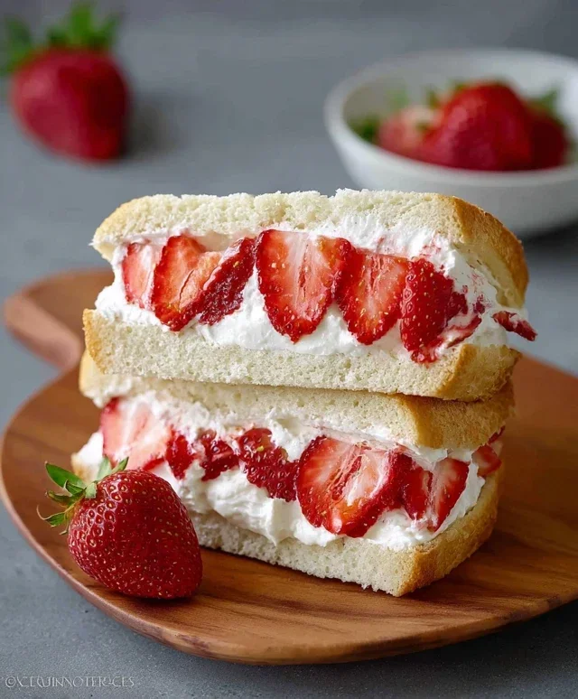 4-ingredient Strawberry Sando