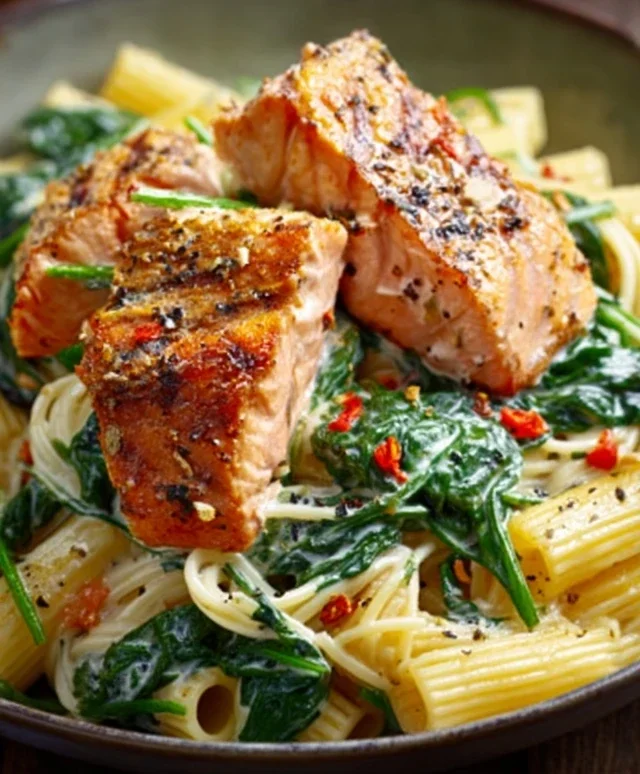 Salmon Spinach Pasta Dish: A Delicious and Nutritious Recipe to Try Today