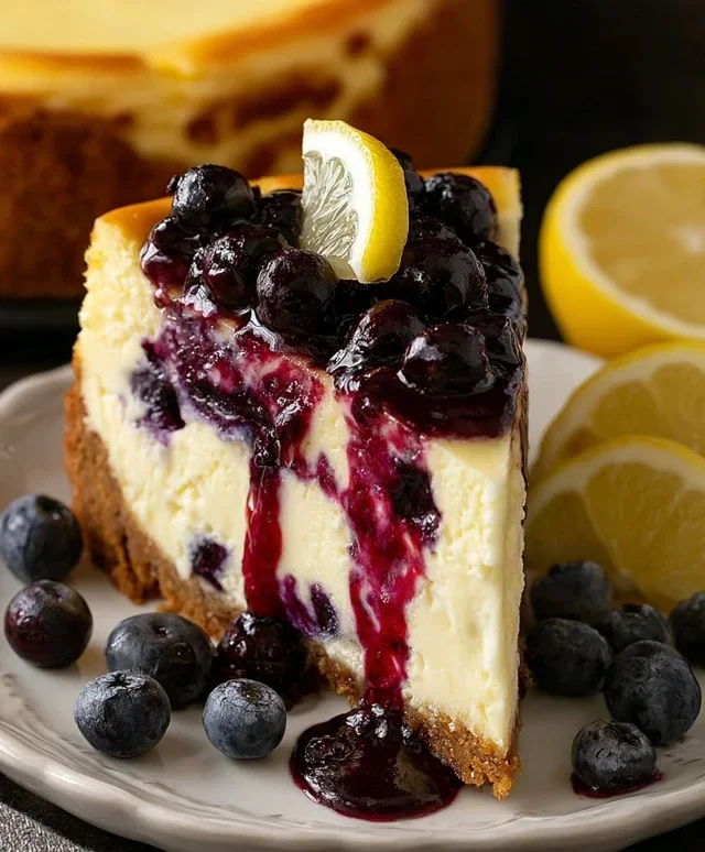 Lemon Blueberry Cheesecake