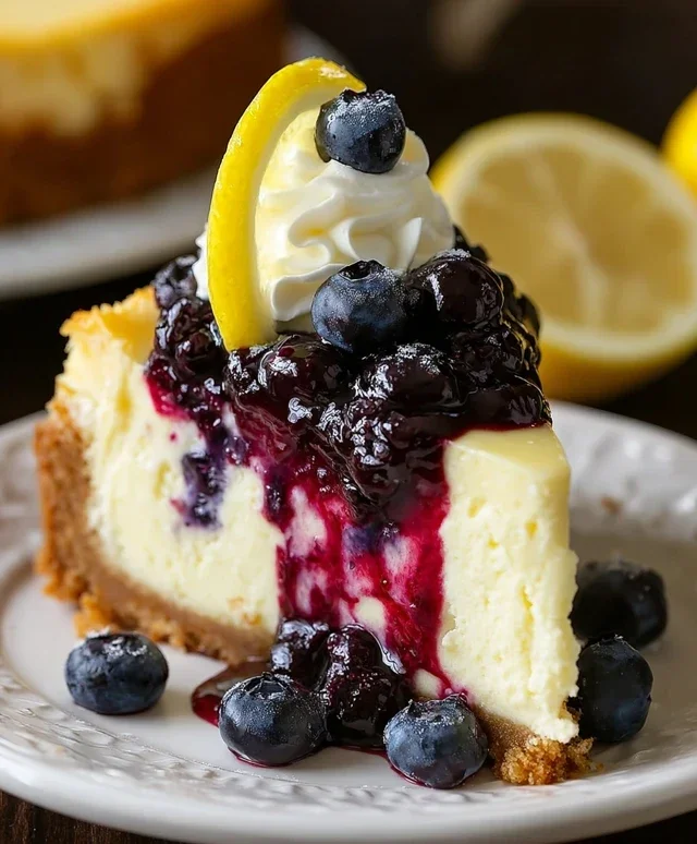 Lemon Blueberry Cheesecake