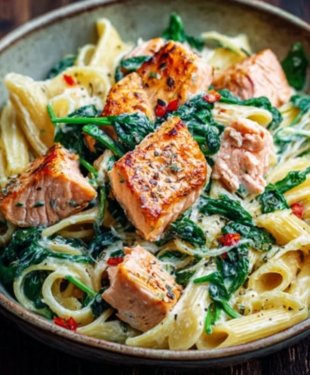 Salmon Spinach Pasta Dish: A Delicious and Nutritious Recipe to Try Today