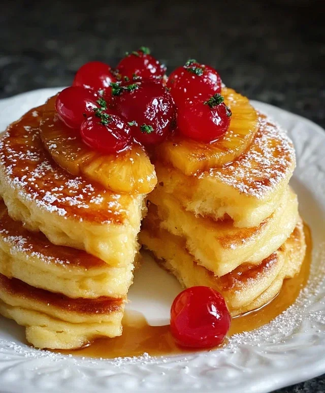 Pineapple Upside-Down Pancakes