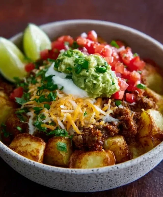 Loaded Potato Taco Bowl