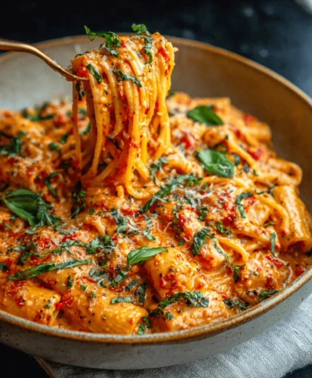 Creamy Tomato Garlic Pasta