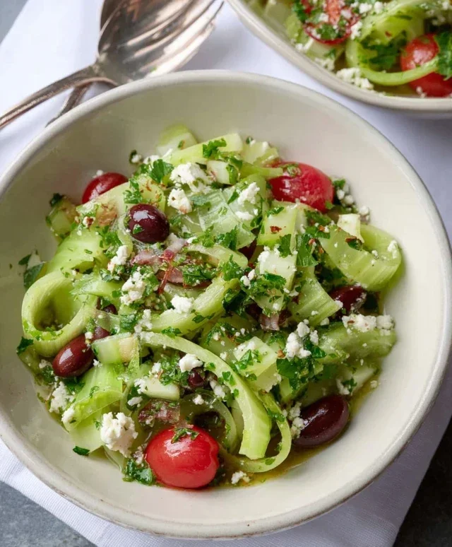 Mediterranean Celery Salad