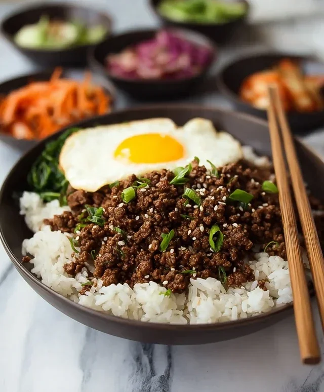 Korean Ground Beef Bowl (25-Minutes)