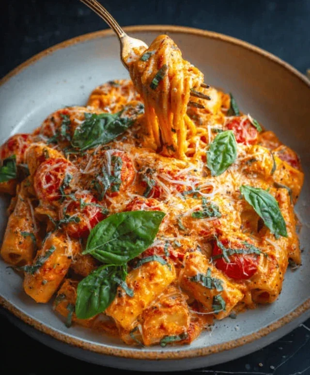 Creamy Tomato Garlic Pasta