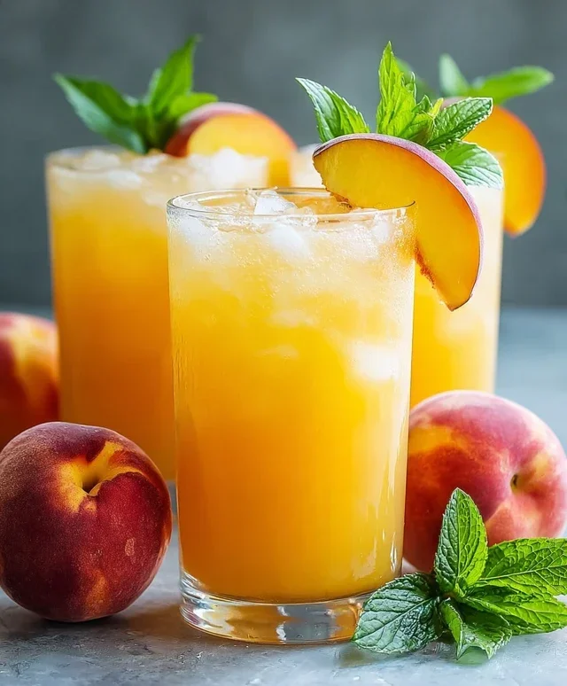 Refreshing Peach Lemonade