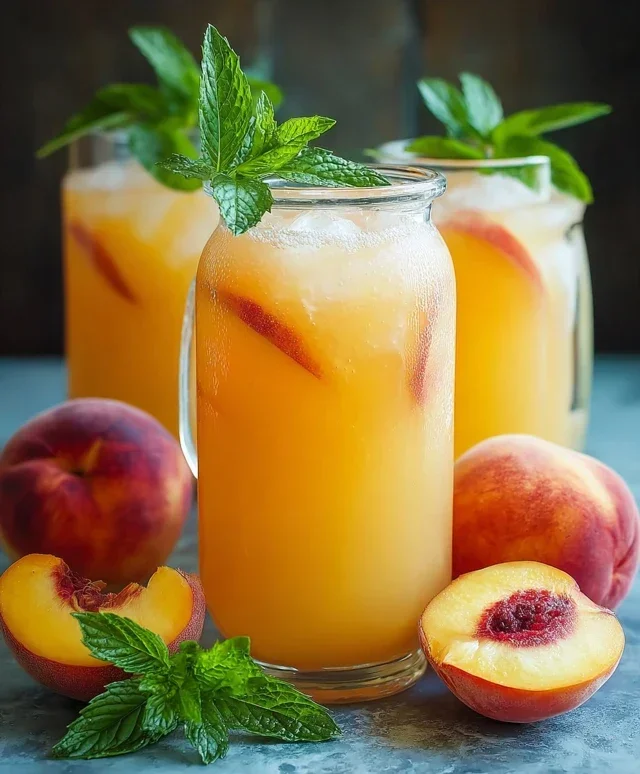Refreshing Peach Lemonade