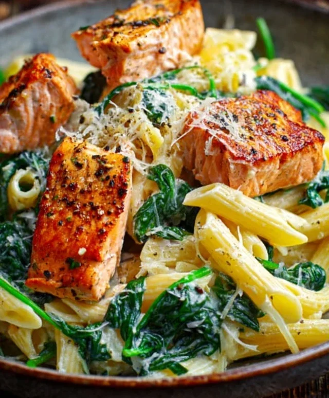 Salmon Spinach Pasta Dish: A Delicious and Nutritious Recipe to Try Today