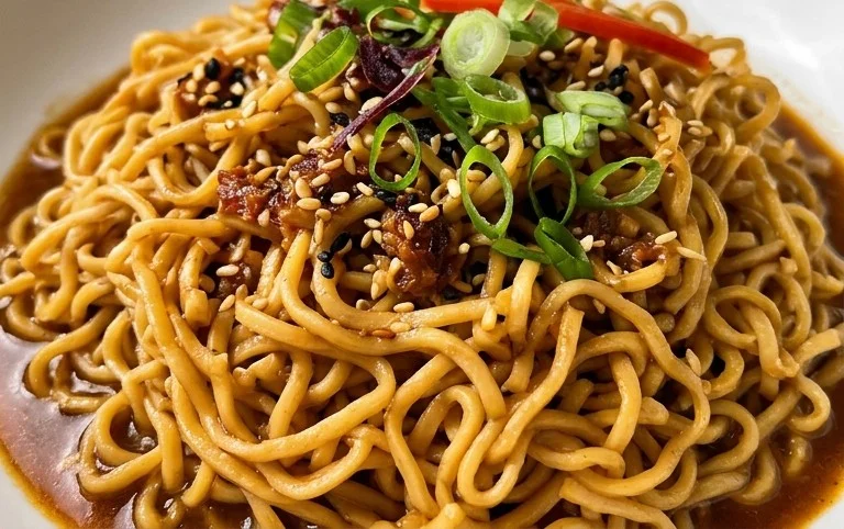 Easy Saucy Ramen Noodles