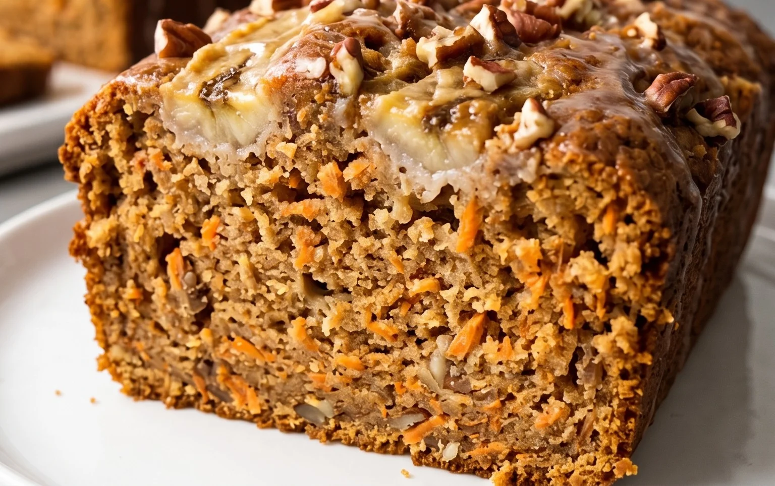 Dairy Free Carrot Cake Banana Bread