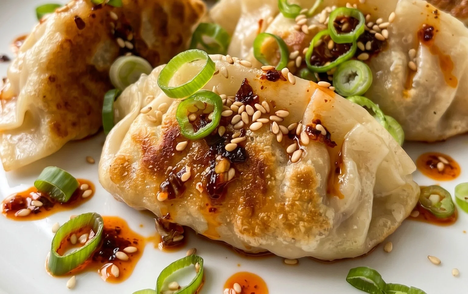 Chicken Potstickers (Pan Fried Dumplings)